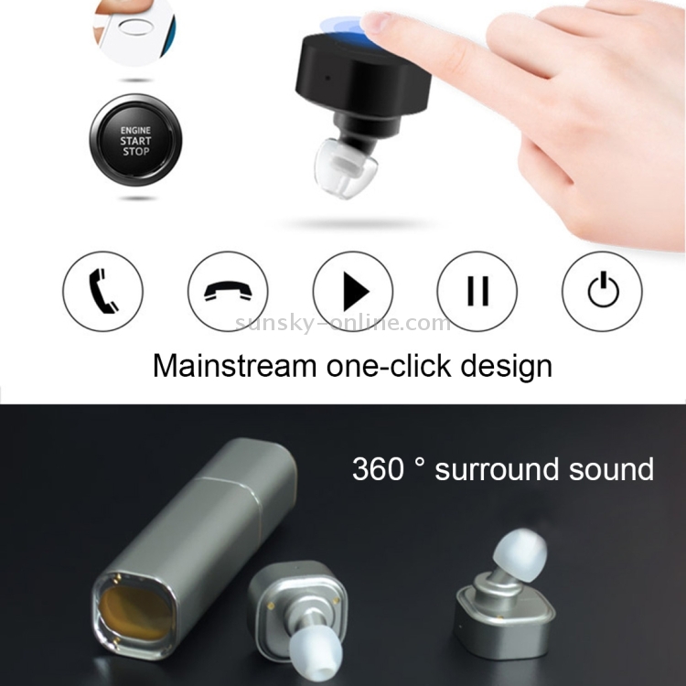 Fashion Lipstick Style True Wireless Earbuds Stereo Bluetooth Earphone with Mic, Support Handfree Call Fashion Lipstick Style True Wireless Earbuds Stereo Bluetooth Earphone with Mic, Support Handfree Call