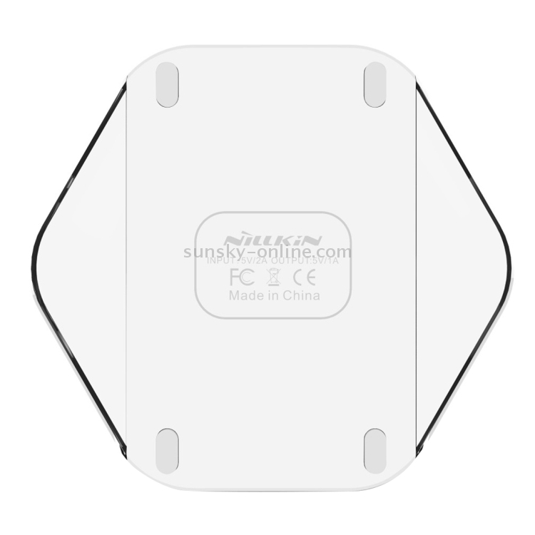 NILLKIN Magic Cube QI Standard Smart Recognition 5W Hexagonal Wireless Charger with Blue Indicator NILLKIN Magic Cube QI Standard Smart Recognition 5W Hexagonal Wireless Charger with Blue Indicator