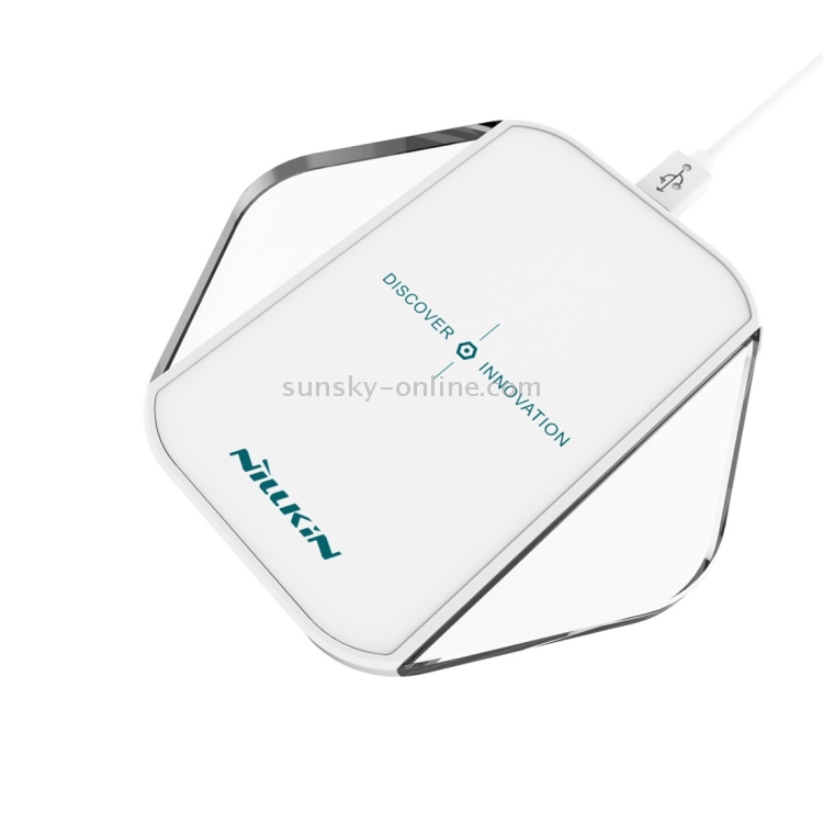 NILLKIN Magic Cube QI Standard Smart Recognition 5W Hexagonal Wireless Charger with Blue Indicator NILLKIN Magic Cube QI Standard Smart Recognition 5W Hexagonal Wireless Charger with Blue Indicator
