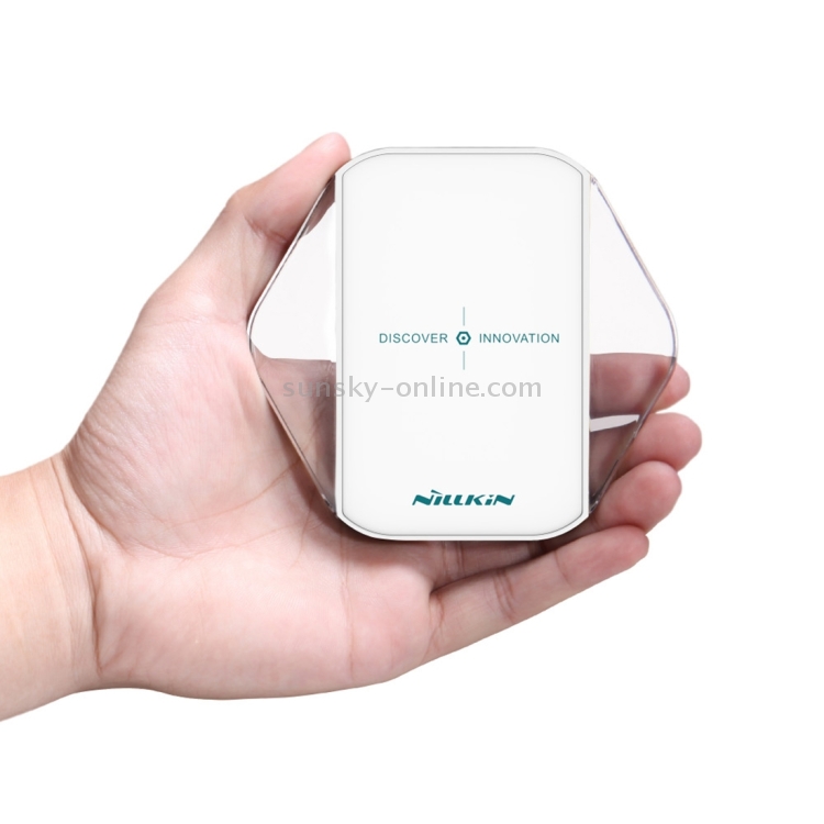 NILLKIN Magic Cube QI Standard Smart Recognition 5W Hexagonal Wireless Charger with Blue Indicator NILLKIN Magic Cube QI Standard Smart Recognition 5W Hexagonal Wireless Charger with Blue Indicator