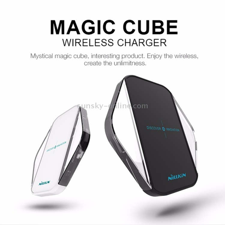 NILLKIN Magic Cube QI Standard Smart Recognition 5W Hexagonal Wireless Charger with Blue Indicator NILLKIN Magic Cube QI Standard Smart Recognition 5W Hexagonal Wireless Charger with Blue Indicator