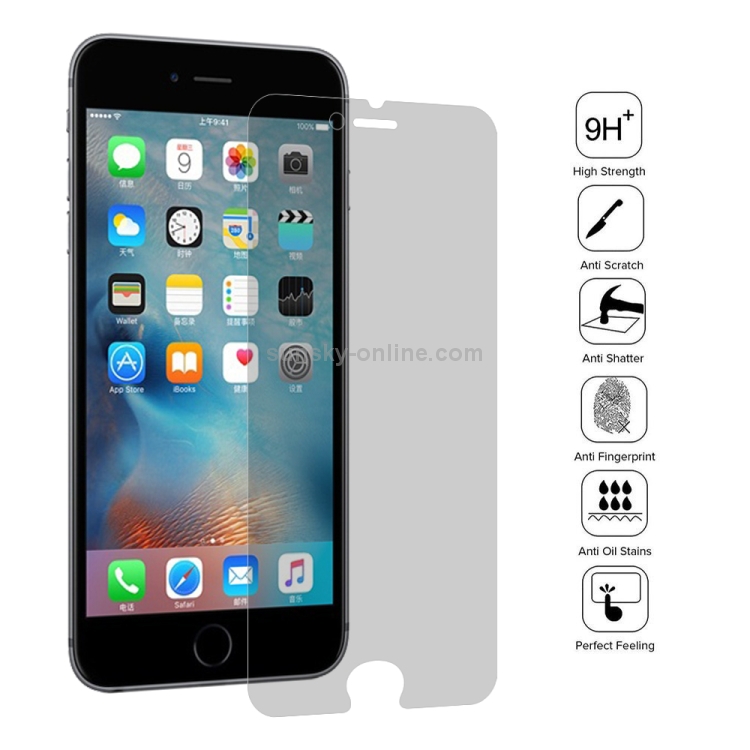 0.26mm 9H 3D Non-full Screen Highly Transparent Privacy Anti-glare Tempered Glass Film for iPhone 6 & 6s 0.26mm 9H 3D Non-full Screen Highly Transparent Privacy Anti-glare Tempered Glass Film for iPhone 6 & 6s