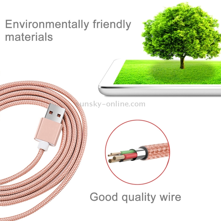 2 in 1 Woven Style 30cm Metal Head Micro USB & 8 Pin to USB Data / Charger Cable 2 in 1 Woven Style 30cm Metal Head Micro USB & 8 Pin to USB Data / Charger Cable