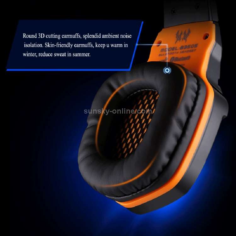 KOTION EACH B3505 Wireless Bluetooth V4.1+EDR Stereo Gaming Headphone Headset with Mic