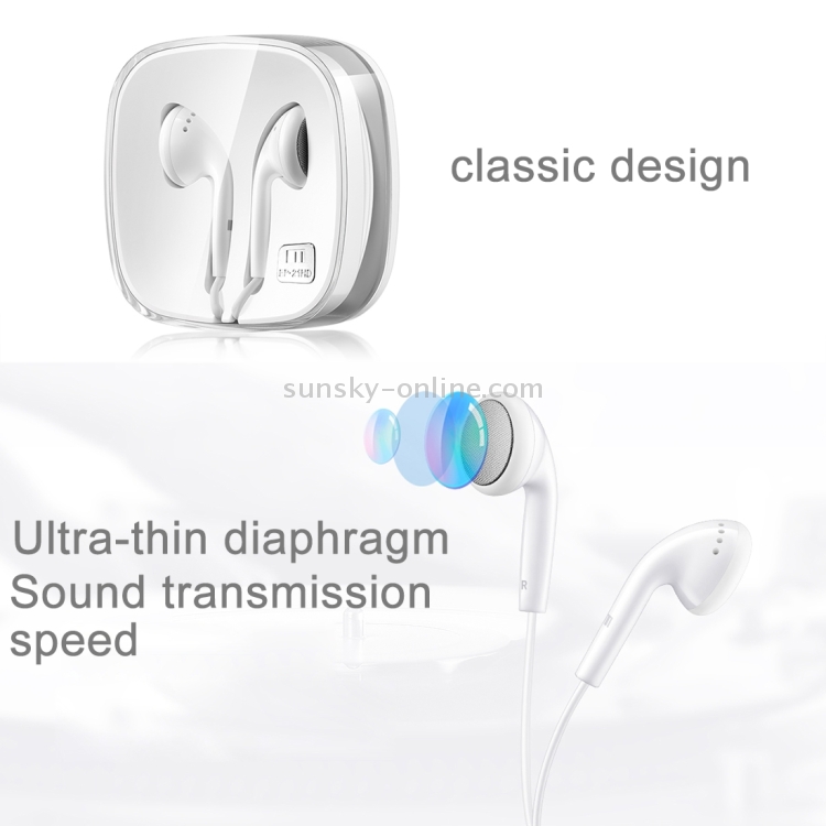 Original Meizu 1.2M EP-21HD Earphone In-Ear Stereo Bass Wired Ear Cup With Microphone for Meizu, Huawei, Xiaomi, iPhone, iPad, iPod, Samsung and Other Smartphones with 3.5mm Earphone Port(White) Original Meizu 1.2M EP-21HD Earphone In-Ear Stereo Bass Wired Ear Cup With Microphone for Meizu, Huawei, Xiaomi, iPhone, iPad, iPod, Samsung and Other Smartphones with 3.5mm Earphone Port(White)