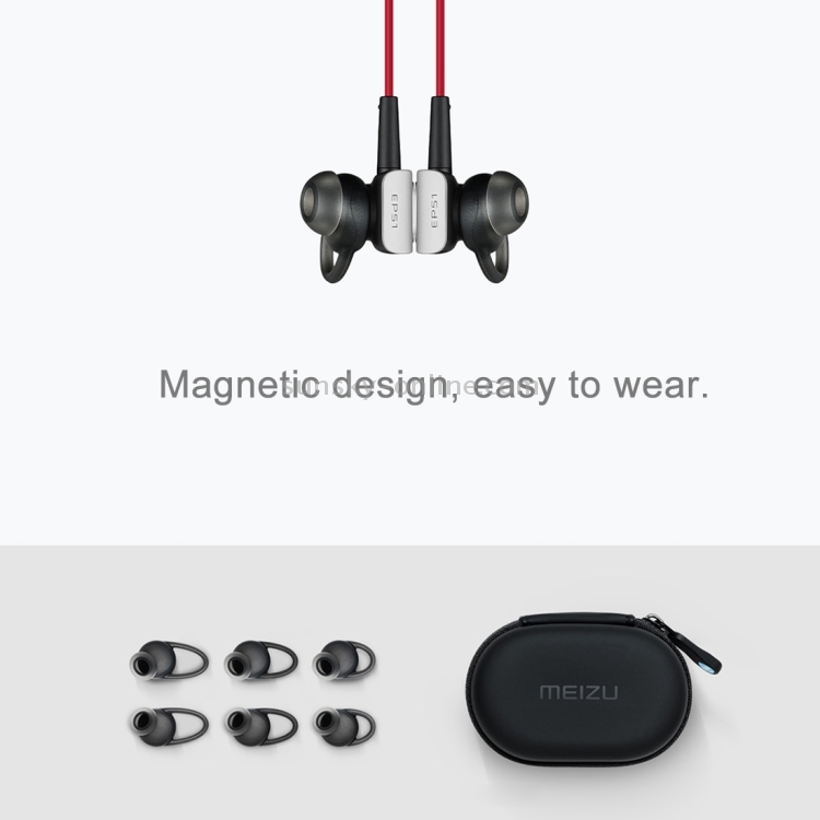 Original Meizu EP51 55CM High Quality Stereo Wireless Sports Bluetooth Earphone Bluetooth In-ear Headphone with Microphone & Four Sizes(S/M/L/XL) Silicone Earcaps & One Collecting Bag & Magnetic Function for iPhone & Android Smart Phones or Other Bluetoot Original Meizu EP51 55CM High Quality Stereo Wireless Sports Bluetooth Earphone Bluetooth In-ear Headphone with Microphone & Four Sizes(S/M/L/XL) Silicone Earcaps & One Collecting Bag & Magnetic Function for iPhone & Android Smart Phones or Other Bluetoot
