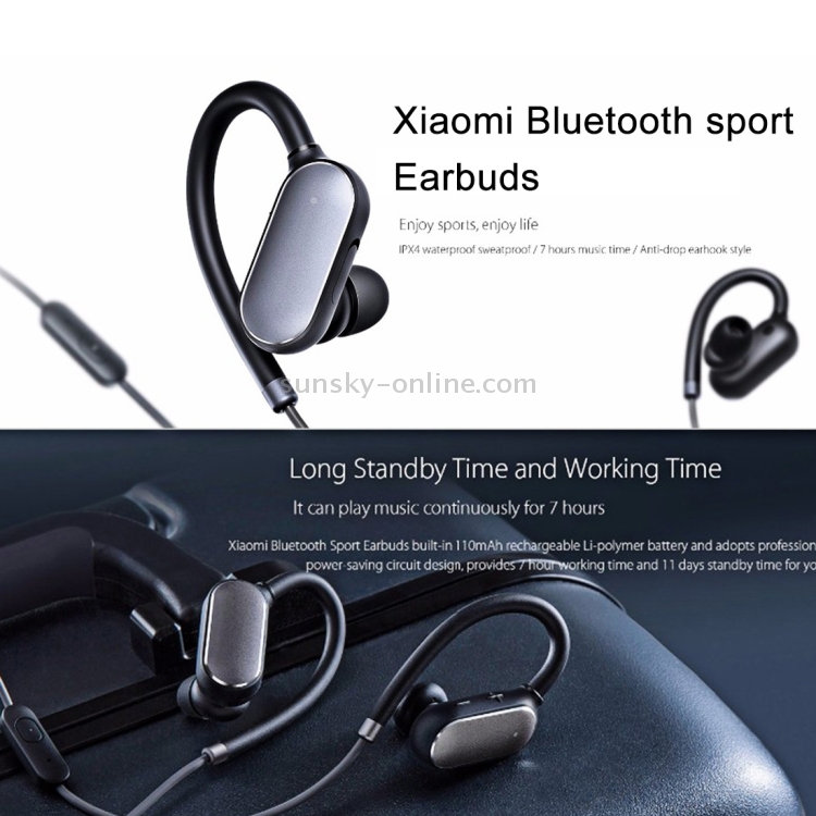 Original Xiaomi Life Sweatproof Stereo Wireless Sports Bluetooth 4.1 Wired Earbud In-ear Earphone with Microphone Original Xiaomi Life Sweatproof Stereo Wireless Sports Bluetooth 4.1 Wired Earbud In-ear Earphone with Microphone