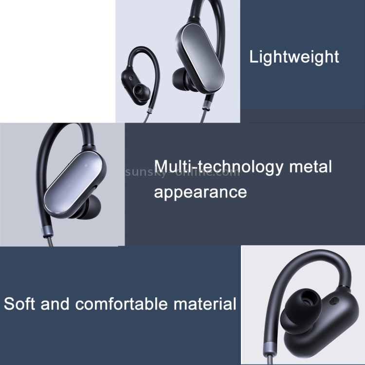Original Xiaomi Life Sweatproof Stereo Wireless Sports Bluetooth 4.1 Wired Earbud In-ear Earphone with Microphone Original Xiaomi Life Sweatproof Stereo Wireless Sports Bluetooth 4.1 Wired Earbud In-ear Earphone with Microphone