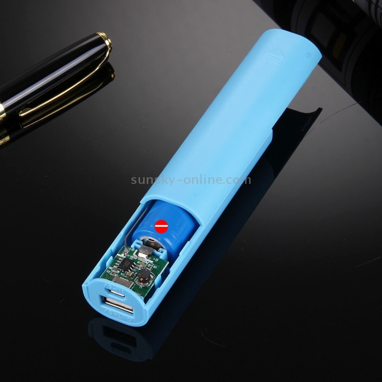 DIY Single 18650 Battery (Not Included) Power Bank Shell Box with 1A USB Output, Random Color Delivery DIY Single 18650 Battery (Not Included) Power Bank Shell Box with 1A USB Output, Random Color Delivery