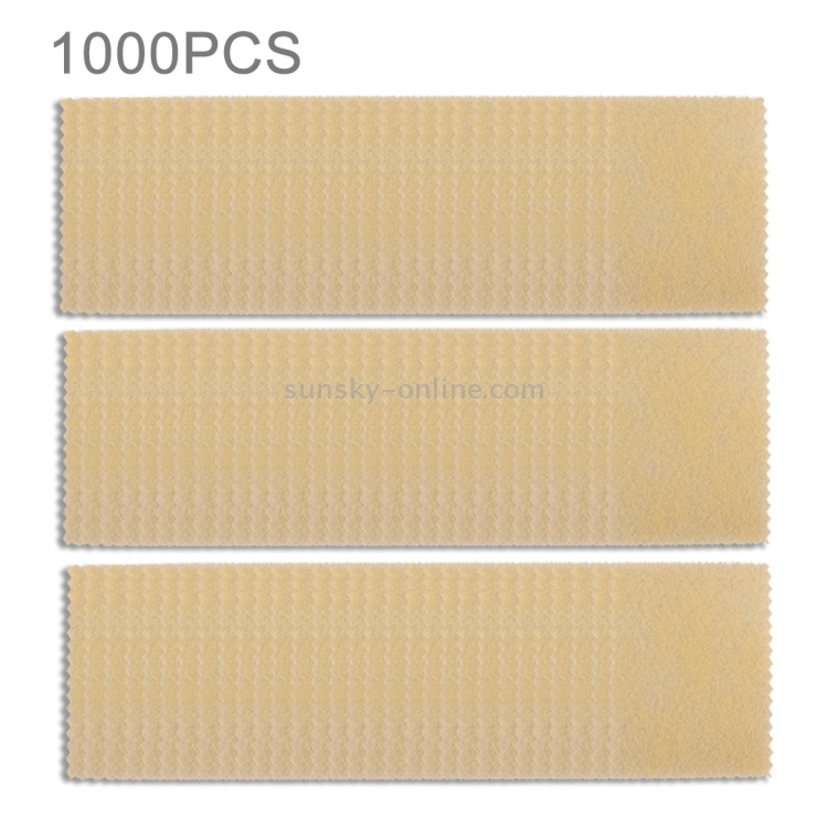 Chiffon de nettoyage non tissé en tissu microfibre 1000 PCS pour verre  d'écran (couleur aléatoire)