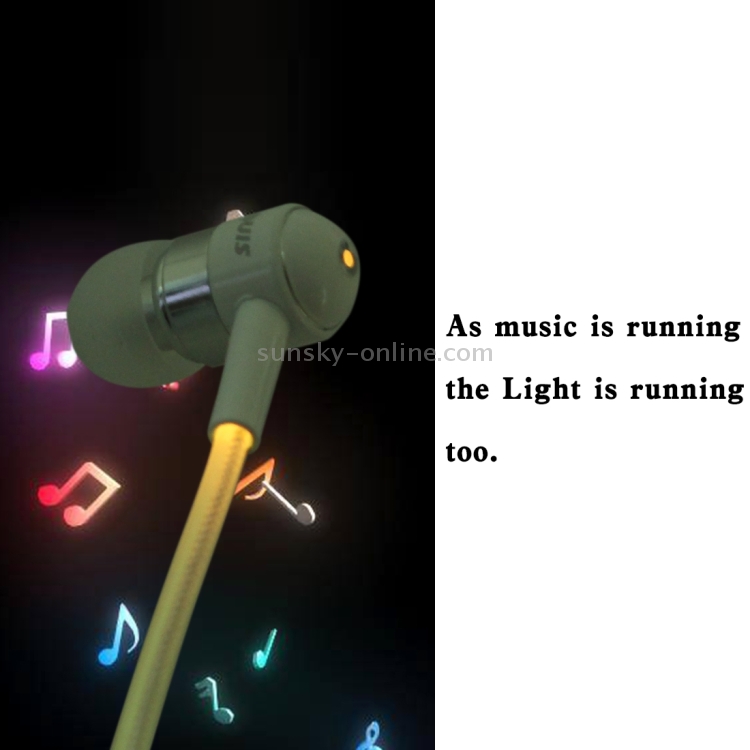 LOUIS Color Change LED Wired Control In-Ear HiFi Earphone Stereo Bass Ear Cup LOUIS Color Change LED Wired Control In-Ear HiFi Earphone Stereo Bass Ear Cup