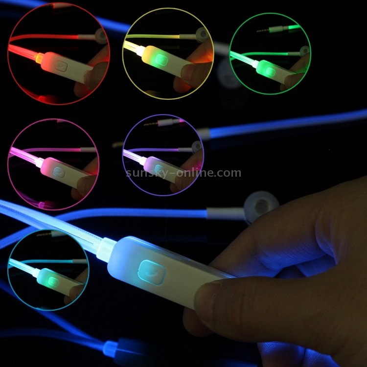 LOUIS Color Change LED Wired Control In-Ear HiFi Earphone Stereo Bass Ear Cup LOUIS Color Change LED Wired Control In-Ear HiFi Earphone Stereo Bass Ear Cup