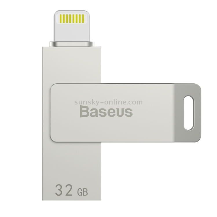 Baseus Mini Apple MFi 32GB 8pin to USB 2.0 Flash Disk Drive for iPhone & iPad & iPod(Chrome) Baseus Mini Apple MFi 32GB 8pin to USB 2.0 Flash Disk Drive for iPhone & iPad & iPod(Chrome)