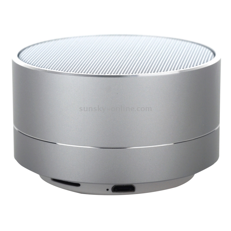A10 Mini Portable Bluetooth Speaker Built-in MIC & LED, Support Hands-free Calls & TF Card(Silver) A10 Mini Portable Bluetooth Speaker Built-in MIC & LED, Support Hands-free Calls & TF Card(Silver)