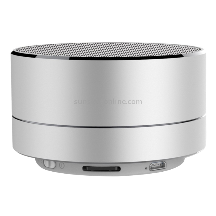 A10 Mini Portable Bluetooth Speaker Built-in MIC & LED, Support Hands-free Calls & TF Card(Silver) A10 Mini Portable Bluetooth Speaker Built-in MIC & LED, Support Hands-free Calls & TF Card(Silver)
