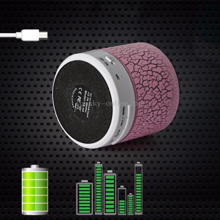 Mini Altavoz Bluetooth A9 3W con luces LED, Radio y USB