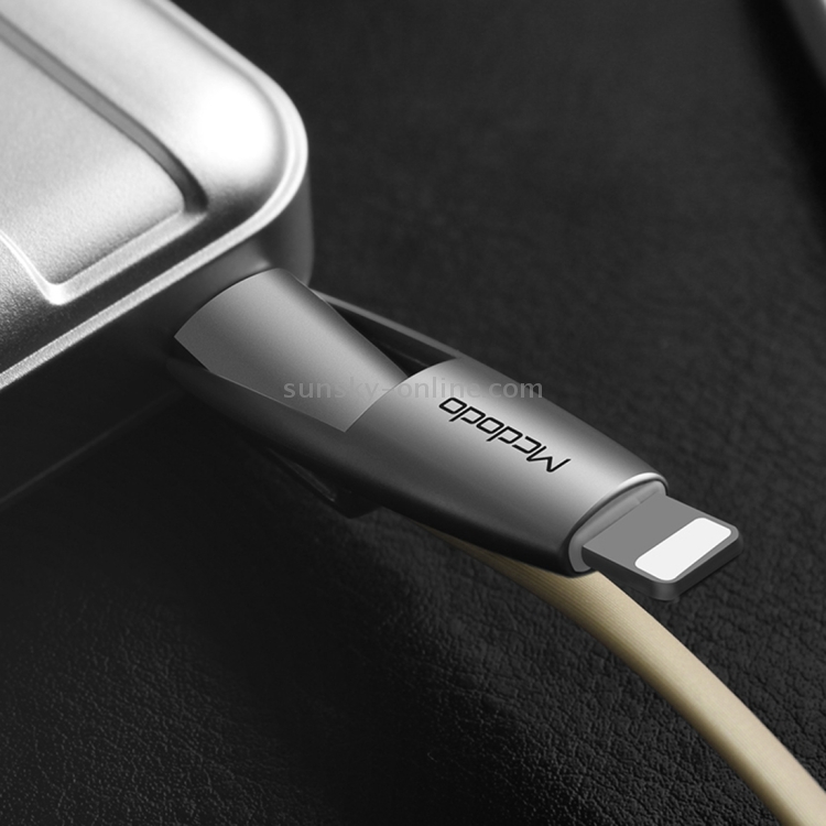 Mcdodo 2 in 1 CA-189 1m 2.4A Separable 8 Pin + Micro USB to USB Ellipse TPE Data Sync Charging Cable with Head Mcdodo 2 in 1 CA-189 1m 2.4A Separable 8 Pin + Micro USB to USB Ellipse TPE Data Sync Charging Cable with Head