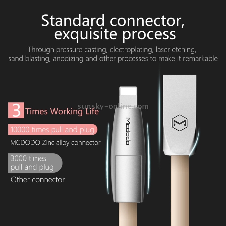 Mcdodo 2 in 1 CA-189 1m 2.4A Separable 8 Pin + Micro USB to USB Ellipse TPE Data Sync Charging Cable with Head Mcdodo 2 in 1 CA-189 1m 2.4A Separable 8 Pin + Micro USB to USB Ellipse TPE Data Sync Charging Cable with Head