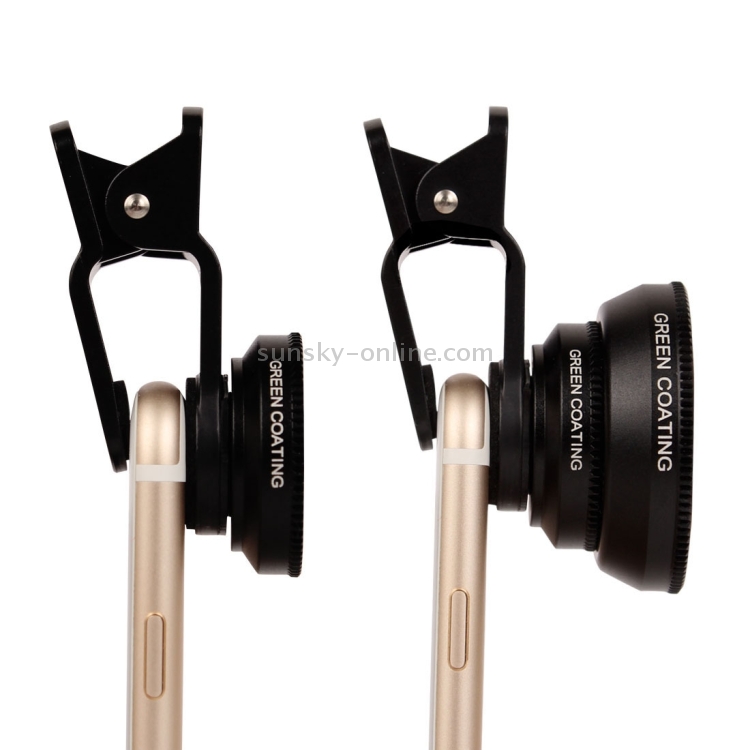 2 in 1 Universal Phone Lens 0.7X Super Wide Angle + 12X Macro Lens with Clip 2 in 1 Universal Phone Lens 0.7X Super Wide Angle + 12X Macro Lens with Clip