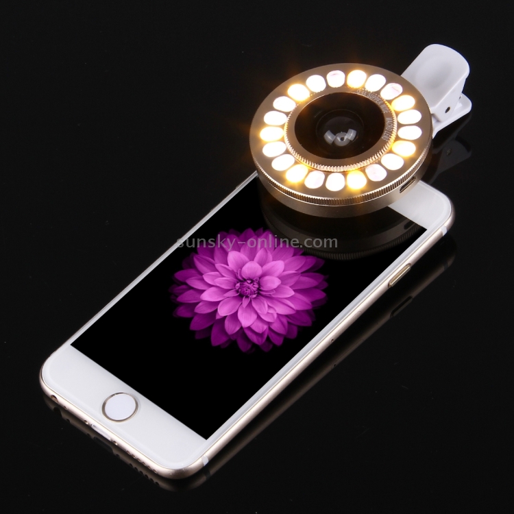 Universal 0.4X Wide Angle Multi-function LED Flash Light Phone Lens with Clip Universal 0.4X Wide Angle Multi-function LED Flash Light Phone Lens with Clip