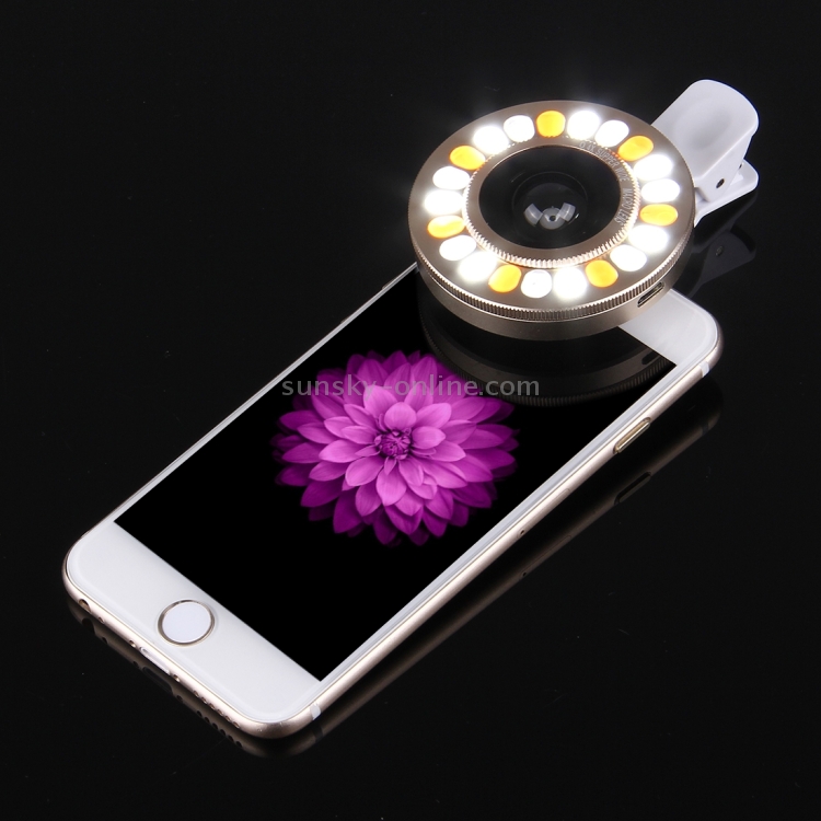Universal 0.4X Wide Angle Multi-function LED Flash Light Phone Lens with Clip Universal 0.4X Wide Angle Multi-function LED Flash Light Phone Lens with Clip