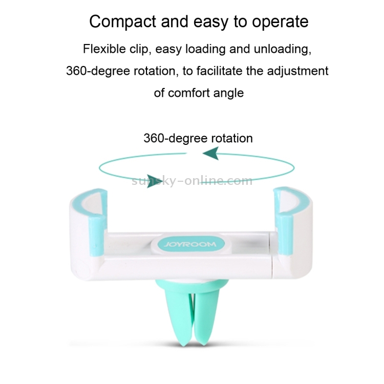 JOYROOM ZS110 360 Degree Rotatable Universal Car Air Vent Phone Holder Stand Mount, Suitable for: 3.5-7 inch JOYROOM ZS110 360 Degree Rotatable Universal Car Air Vent Phone Holder Stand Mount, Suitable for: 3.5-7 inch