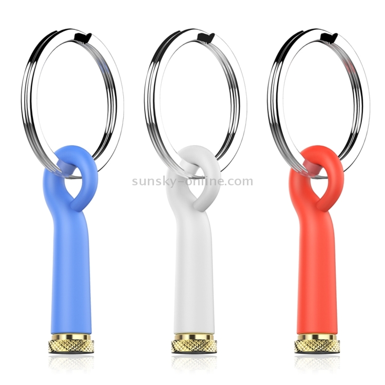 Baseus Mini Telecontrol Elves Red Nail Earphone Port Dust Plug with Silicone Shell & Key Ring Baseus Mini Telecontrol Elves Red Nail Earphone Port Dust Plug with Silicone Shell & Key Ring