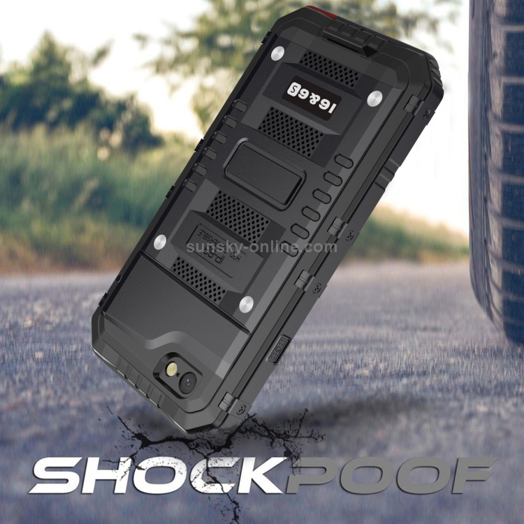 Waterproof Dustproof Shockproof Zinc Alloy + Silicone Case for iPhone 6 & 6s (Black) Waterproof Dustproof Shockproof Zinc Alloy + Silicone Case for iPhone 6 & 6s (Black)