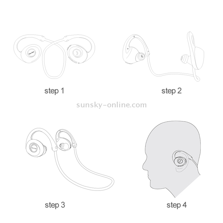 New Bee NB-7 Sweatproof Wireless Bluetooth 4.1 Snail Bionic Stereo In-ear Headphone Sports Headset with Microphone New Bee NB-7 Sweatproof Wireless Bluetooth 4.1 Snail Bionic Stereo In-ear Headphone Sports Headset with Microphone