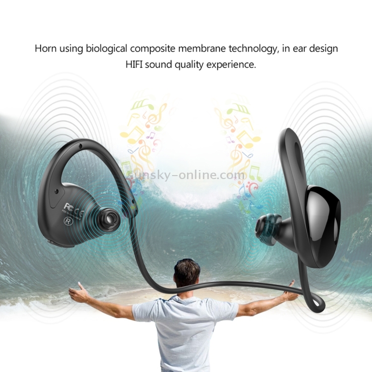 New Bee NB-7 Sweatproof Wireless Bluetooth 4.1 Snail Bionic Stereo In-ear Headphone Sports Headset with Microphone New Bee NB-7 Sweatproof Wireless Bluetooth 4.1 Snail Bionic Stereo In-ear Headphone Sports Headset with Microphone