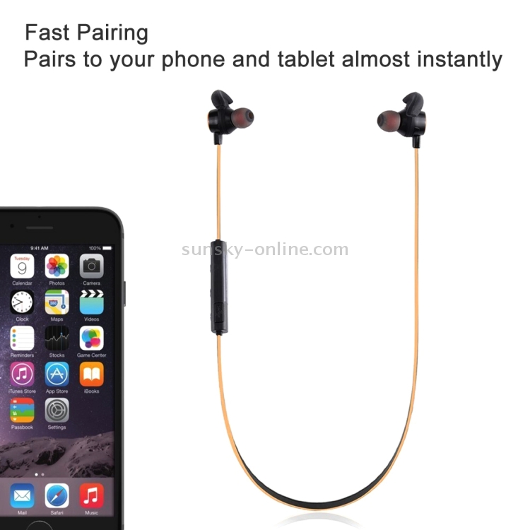 AMW-810 Bluetooth 4.1 Stereo Wireless In-ear Sports Earphone Headphone with Microphone, Bluetooth Distance: 10m AMW-810 Bluetooth 4.1 Stereo Wireless In-ear Sports Earphone Headphone with Microphone, Bluetooth Distance: 10m
