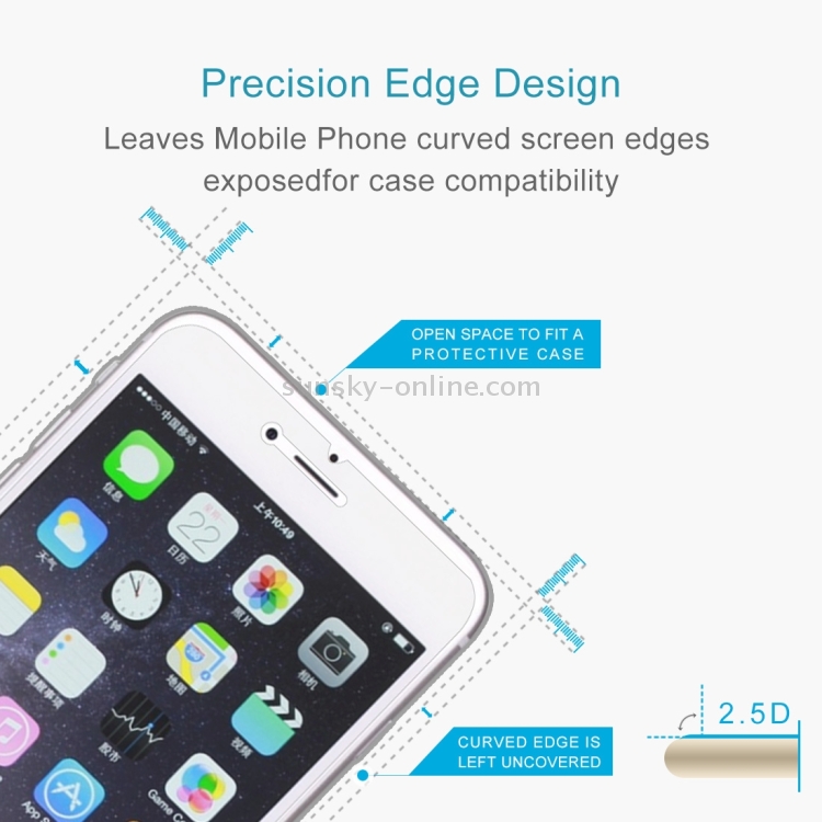 GOOSPERY For iPhone 6 & 6s 0.26mm Ultra thin 9H Surface Hardness 2.5D Curved Edge Tempered Glass Screen Film GOOSPERY For iPhone 6 & 6s 0.26mm Ultra thin 9H Surface Hardness 2.5D Curved Edge Tempered Glass Screen Film