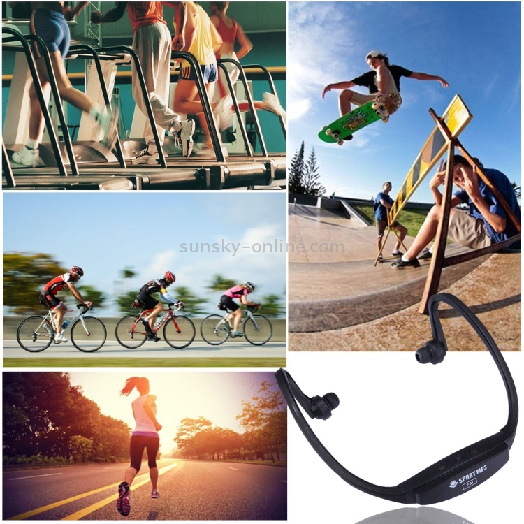 507 Life Waterproof Sweatproof Stereo Wireless Sports Earbud Earphone In-ear Headphone Headset with Micro SD Card Slot