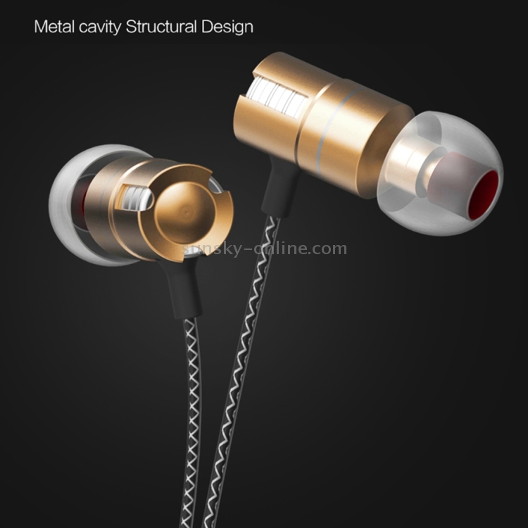 JOYROOM JR-E109 3.5mm In-Ear Bass Metal Wire Control Earphone with Mic & 3 Size Earmuffs JOYROOM JR-E109 3.5mm In-Ear Bass Metal Wire Control Earphone with Mic & 3 Size Earmuffs
