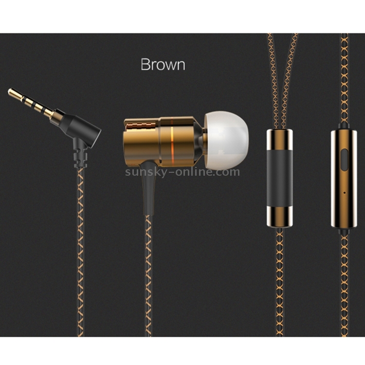 JOYROOM JR-E109 3.5mm In-Ear Bass Metal Wire Control Earphone with Mic & 3 Size Earmuffs JOYROOM JR-E109 3.5mm In-Ear Bass Metal Wire Control Earphone with Mic & 3 Size Earmuffs