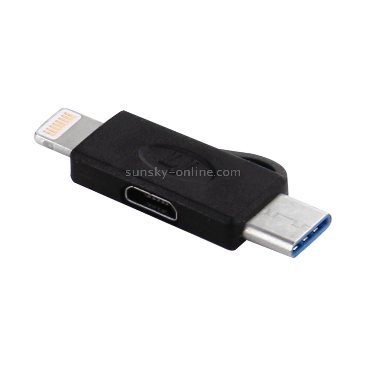 Micro USB Female to 8 Pin & USB 3.1 Type C Male Converter Adapter Micro USB Female to 8 Pin & USB 3.1 Type C Male Converter Adapter