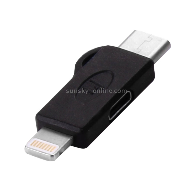 Micro USB Female to 8 Pin & USB 3.1 Type C Male Converter Adapter Micro USB Female to 8 Pin & USB 3.1 Type C Male Converter Adapter