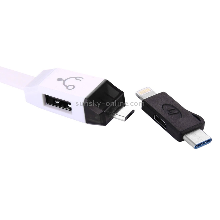 Micro USB Female to 8 Pin & USB 3.1 Type C Male Converter Adapter Micro USB Female to 8 Pin & USB 3.1 Type C Male Converter Adapter