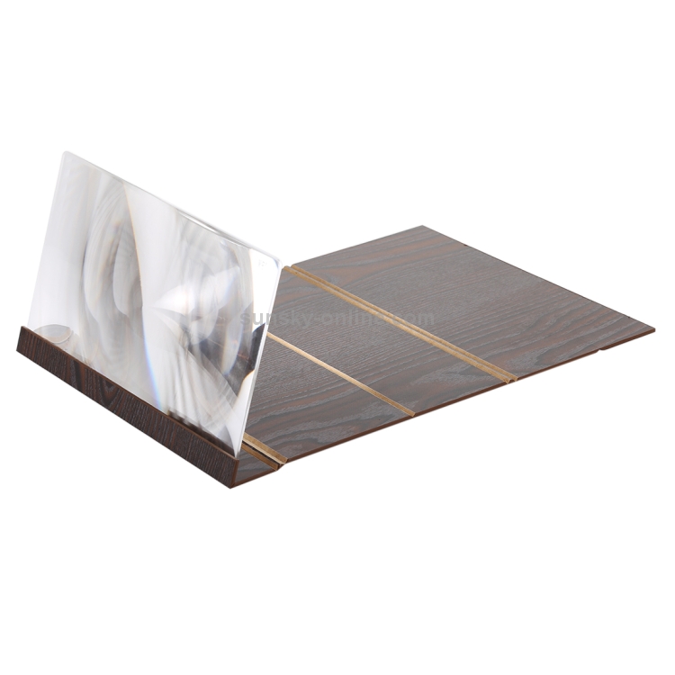 12.0 inch Universal Foldable Portable Wood + Organic Glass Eyeshield 3D Video Mobile Phone Screen Magnifier Bracket Enlarge with Holder for All Smartphones, Size: 260*190*8mm 12.0 inch Universal Foldable Portable Wood + Organic Glass Eyeshield 3D Video Mobile Phone Screen Magnifier Bracket Enlarge with Holder for All Smartphones, Size: 260*190*8mm