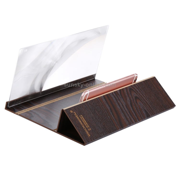 12.0 inch Universal Foldable Portable Wood + Organic Glass Eyeshield 3D Video Mobile Phone Screen Magnifier Bracket Enlarge with Holder for All Smartphones, Size: 260*190*8mm 12.0 inch Universal Foldable Portable Wood + Organic Glass Eyeshield 3D Video Mobile Phone Screen Magnifier Bracket Enlarge with Holder for All Smartphones, Size: 260*190*8mm