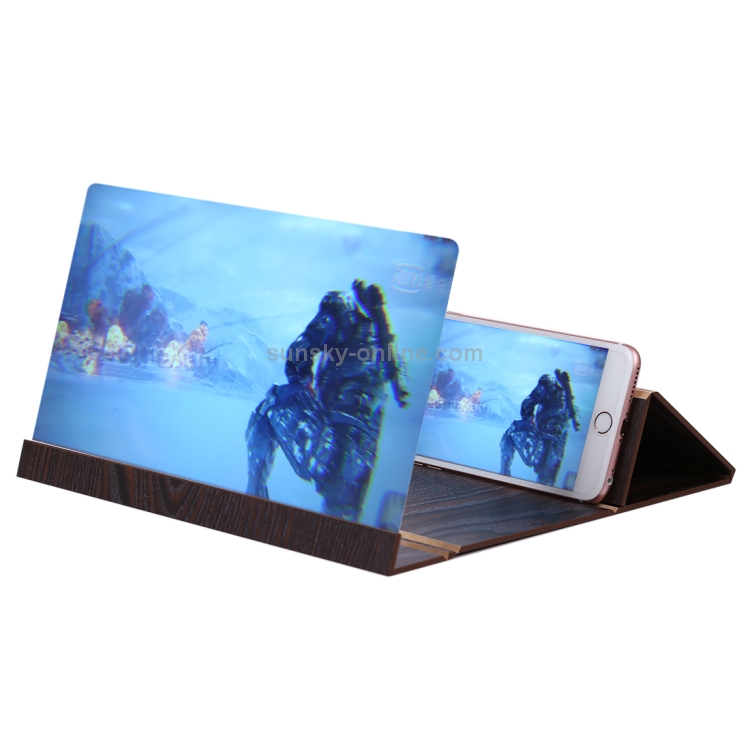 12.0 inch Universal Foldable Portable Wood + Organic Glass Eyeshield 3D Video Mobile Phone Screen Magnifier Bracket Enlarge with Holder for All Smartphones, Size: 260*190*8mm 12.0 inch Universal Foldable Portable Wood + Organic Glass Eyeshield 3D Video Mobile Phone Screen Magnifier Bracket Enlarge with Holder for All Smartphones, Size: 260*190*8mm