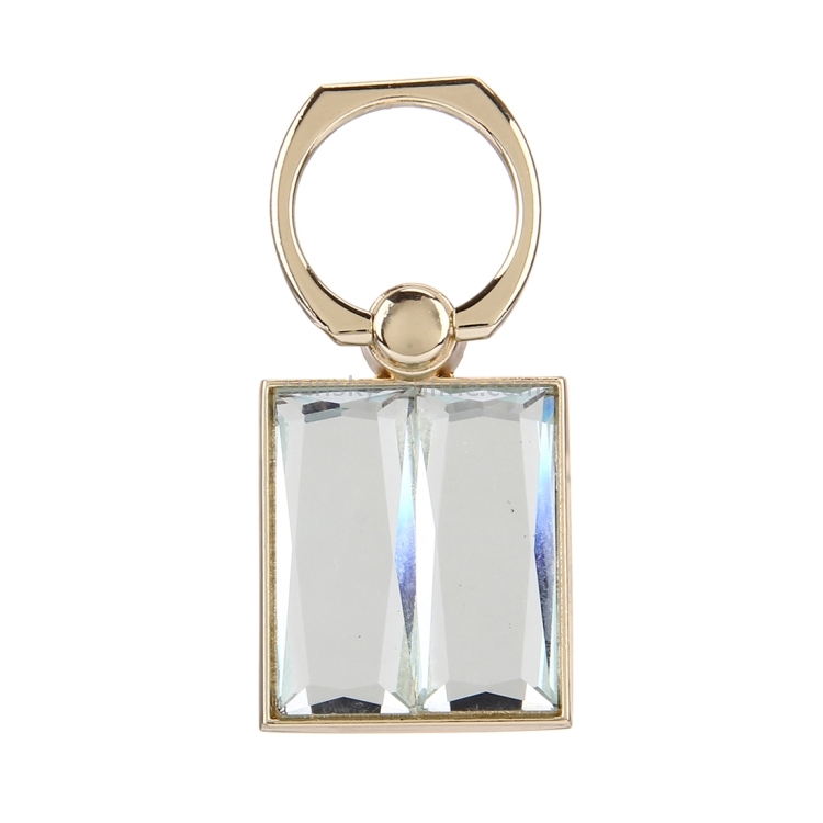 Crystal Square Diamond Encrusted Ring Phone Holder for iPhone / Huawei / Samsung / HTC / Sony / LG Mobile Phone(Gold) Crystal Square Diamond Encrusted Ring Phone Holder for iPhone / Huawei / Samsung / HTC / Sony / LG Mobile Phone(Gold)