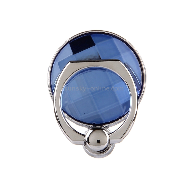 Blue Crystal Diamond Encrusted Ring Phone Holder for iPhone / Huawei / Samsung / HTC / Sony / LG Mobile Phone(Silver) Blue Crystal Diamond Encrusted Ring Phone Holder for iPhone / Huawei / Samsung / HTC / Sony / LG Mobile Phone(Silver)
