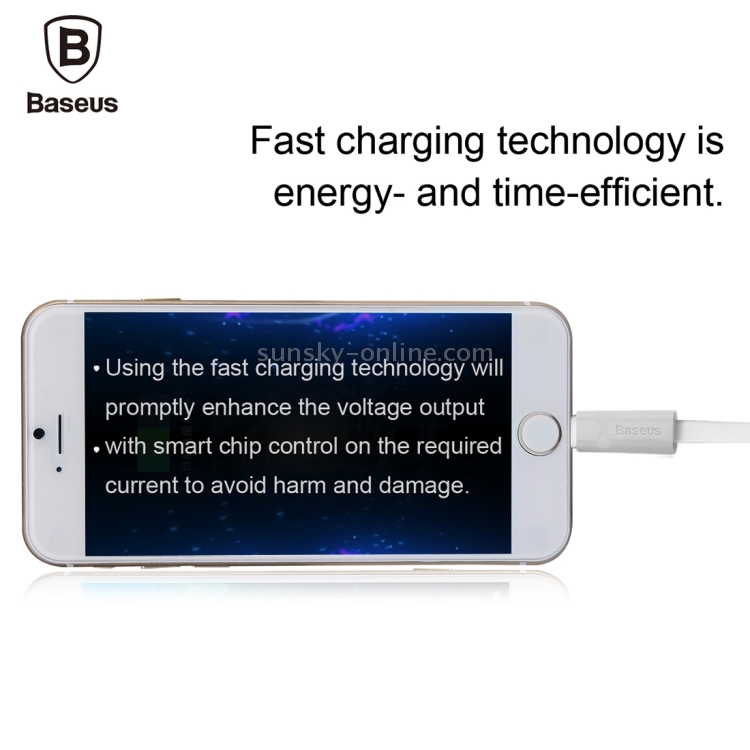 Baseus 1M 2.1A Ice Cream BC1.2 Quick Charge Cable 8pin to USB TPE Data Sync Cable Charging Cable for iPhone & iPad & iPod(Silver) Baseus 1M 2.1A Ice Cream BC1.2 Quick Charge Cable 8pin to USB TPE Data Sync Cable Charging Cable for iPhone & iPad & iPod(Silver)