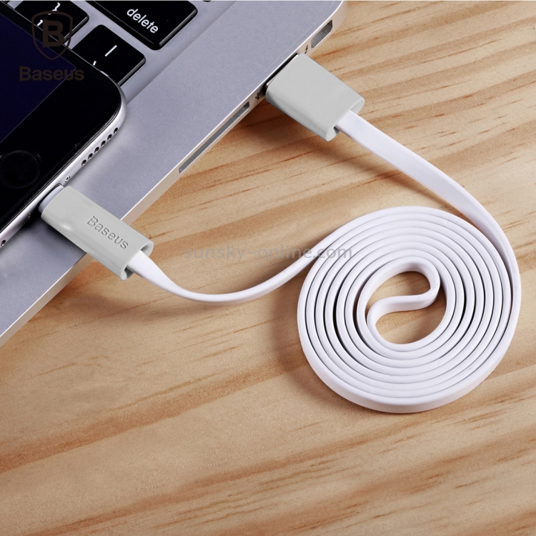 Baseus 1M 2.1A Ice Cream BC1.2 Quick Charge Cable 8pin to USB TPE Data Sync Cable Charging Cable for iPhone & iPad & iPod(Silver) Baseus 1M 2.1A Ice Cream BC1.2 Quick Charge Cable 8pin to USB TPE Data Sync Cable Charging Cable for iPhone & iPad & iPod(Silver)