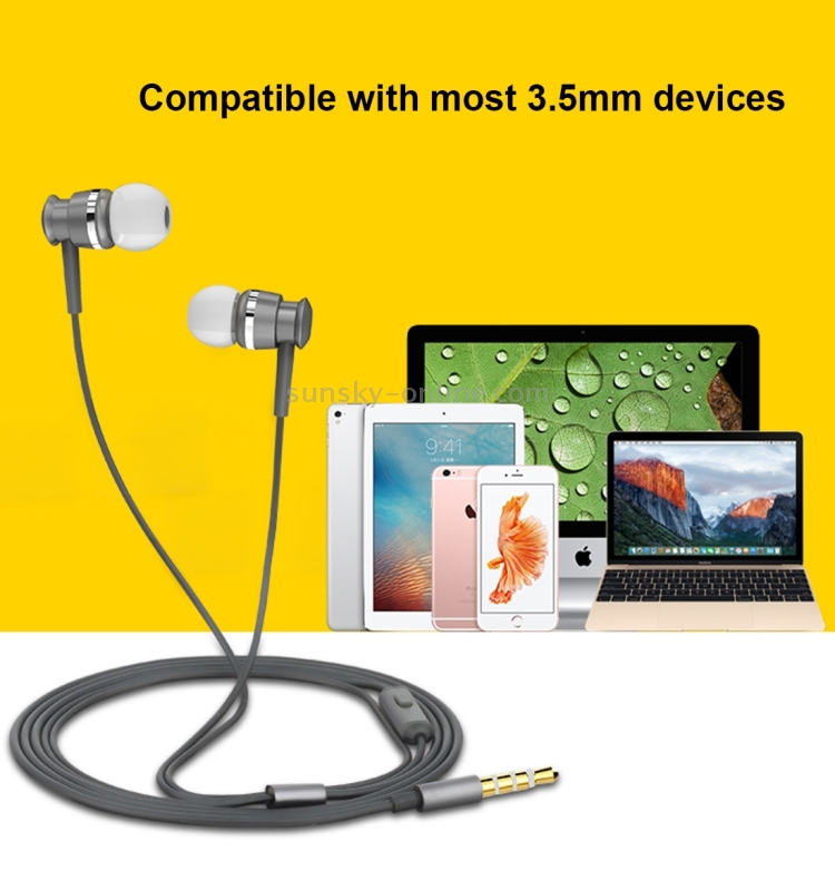 JOYROOM EL122 3.5mm In-Ear Metal Moving Coil Stereo Earphone with Mic JOYROOM EL122 3.5mm In-Ear Metal Moving Coil Stereo Earphone with Mic