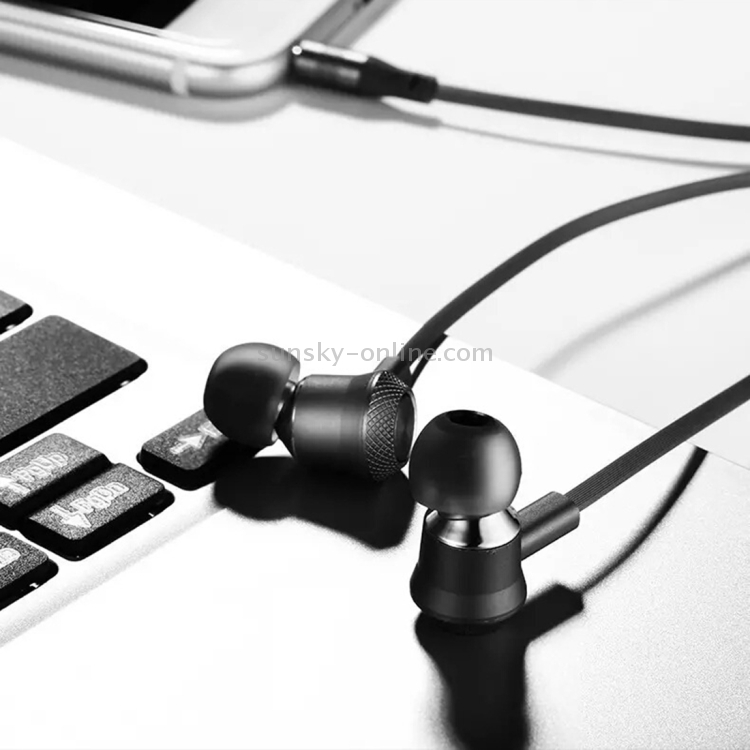 JOYROOM ET505 3.5mm In-Ear Metal Heavy Bass Wired Control Earphone with Mic JOYROOM ET505 3.5mm In-Ear Metal Heavy Bass Wired Control Earphone with Mic