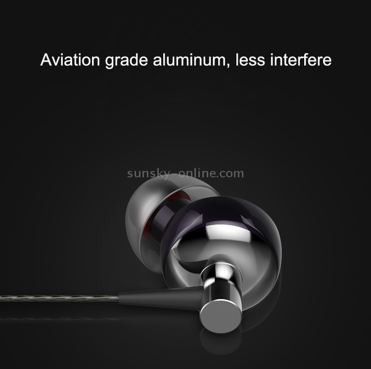 JOYROOM JR-E108 3.5mm In-Ear Aviation Aluminum Wire Control Earphone with 3 Size Earmuffs JOYROOM JR-E108 3.5mm In-Ear Aviation Aluminum Wire Control Earphone with 3 Size Earmuffs