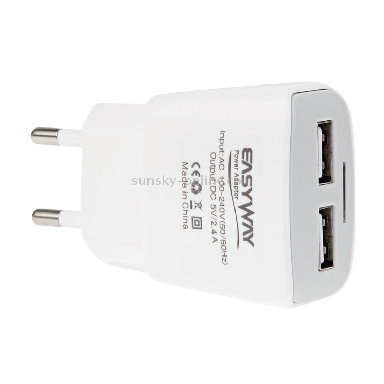 2-Ports 5V 2.4A High Compatibility USB Quick Charger with 1m 8 Pin USB Data Charging Cable 2-Ports 5V 2.4A High Compatibility USB Quick Charger with 1m 8 Pin USB Data Charging Cable
