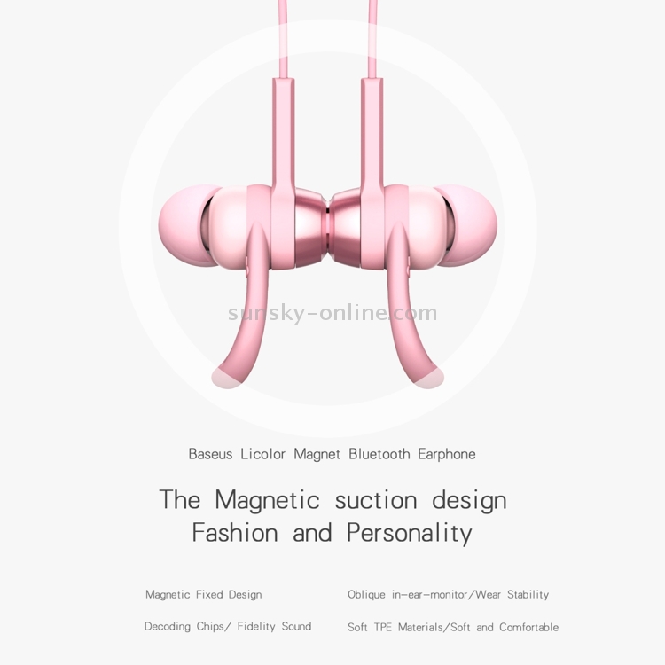Baseus B11 Magnetic Wireless Bluetooth In-Ear Headphone, Support Volume Control / Music Switch / Answer & Finish Calls Baseus B11 Magnetic Wireless Bluetooth In-Ear Headphone, Support Volume Control / Music Switch / Answer & Finish Calls